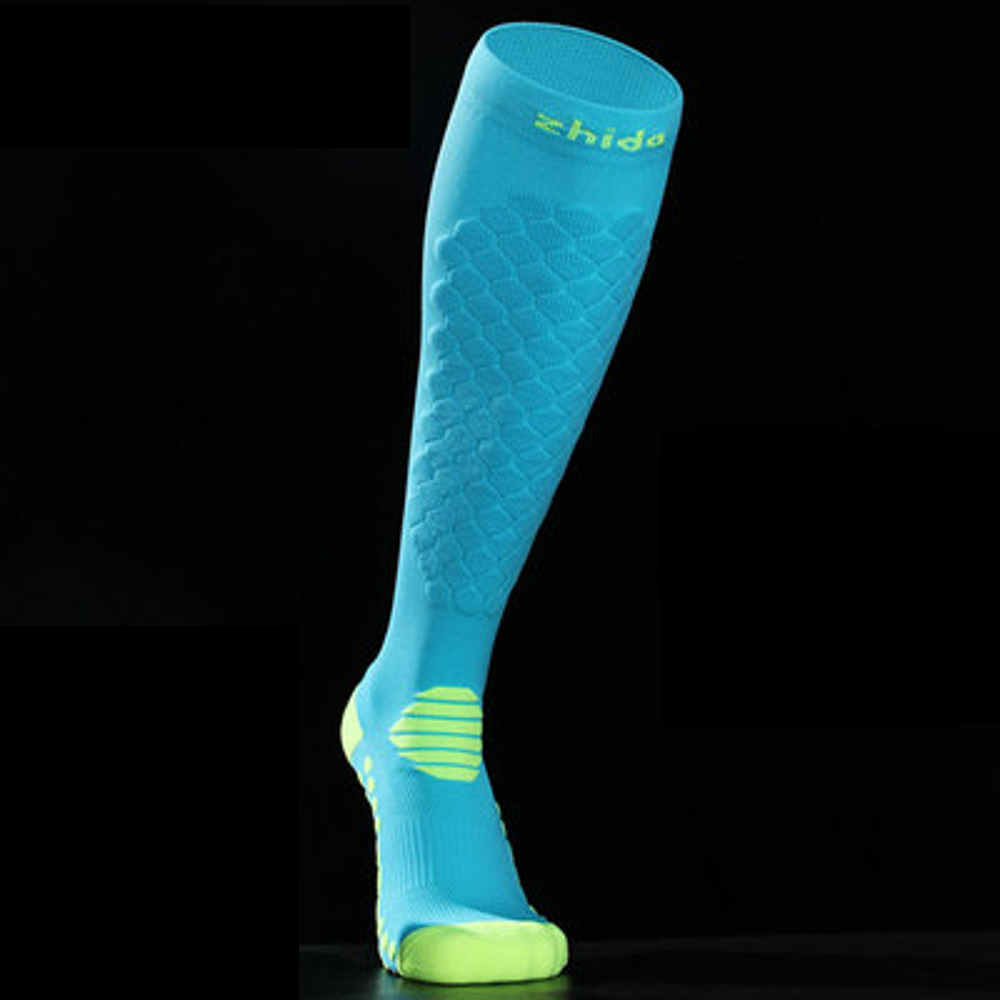 Fencing socks from Bout15 Fencing. Foil, Sabre, Epee. Free Shipping to Canada and US. Blue